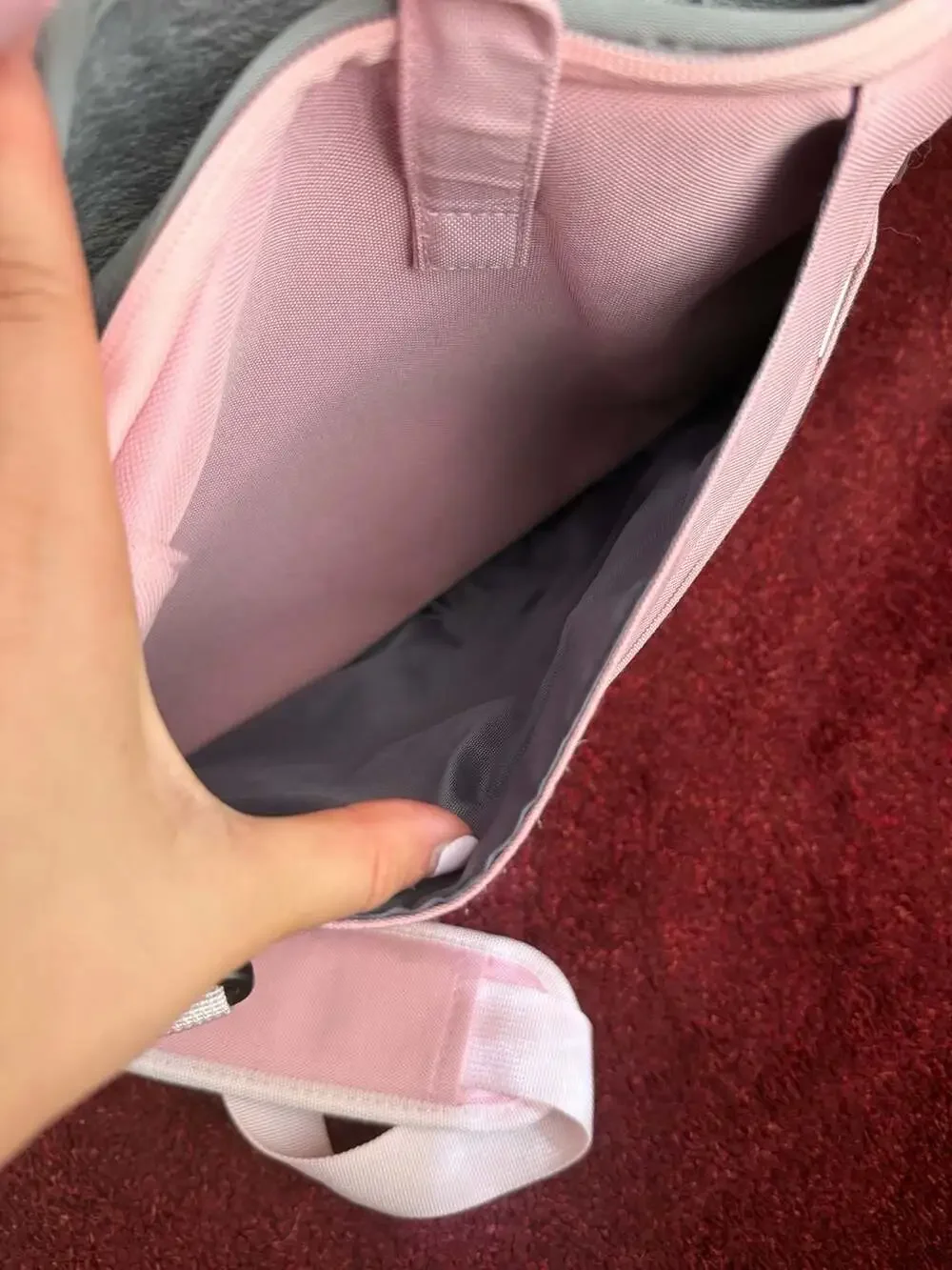 MOSISO 360 Laptop Shoulder Bag 15-15.6 Inch Pink with Detachable Strap